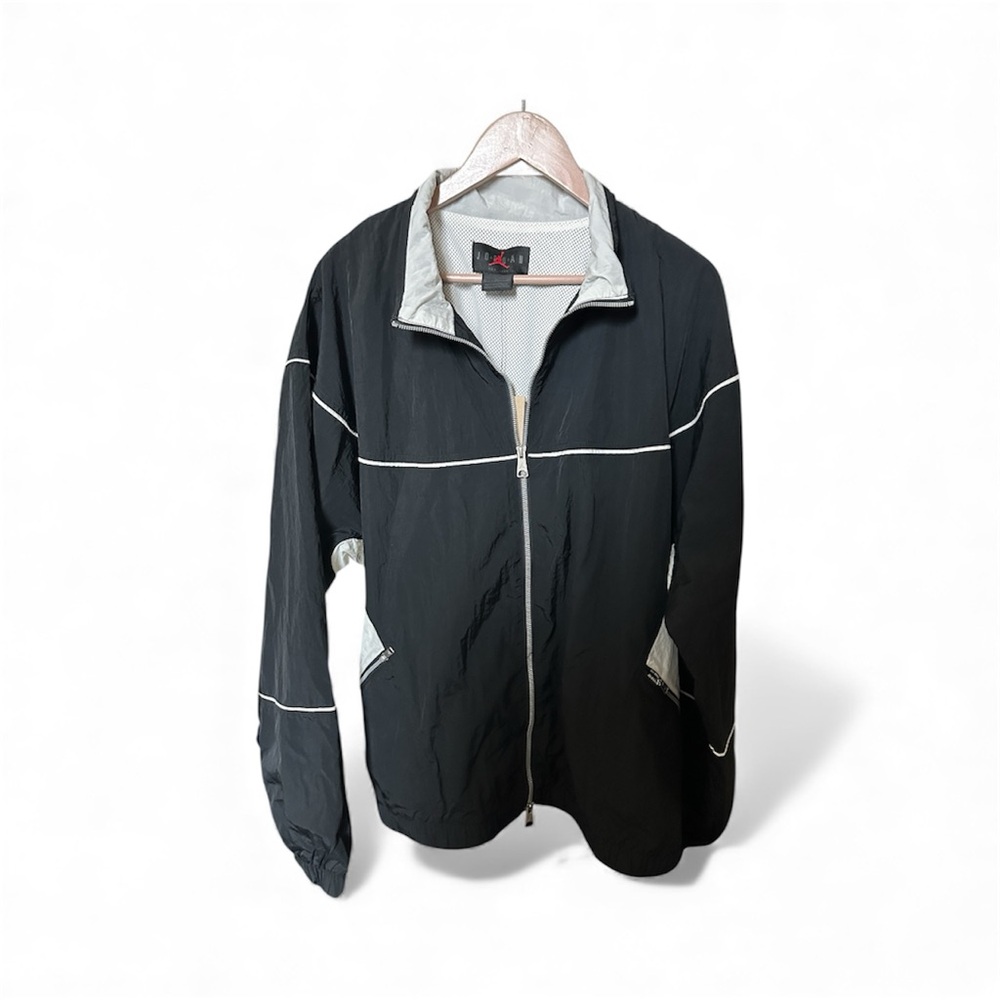 Jordan Contrast Black and White Windbreaker